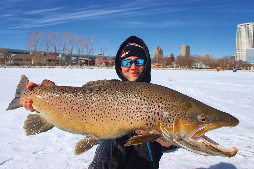 TRACKING ICE-BOUND BROWNS — Matt Straw – Great Lakes Angler