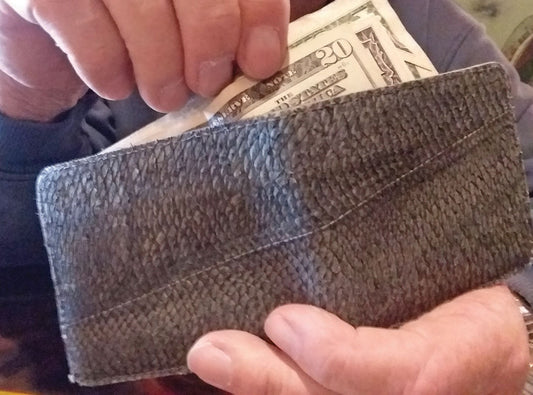 REAL WALLEYE-SKIN WALLET • Product Review by Captain Mike Schoonveld