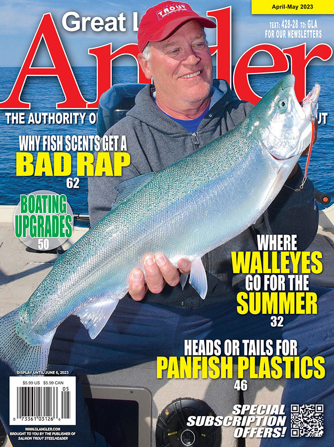 Single Issue of Great Lakes Angler magazine in print