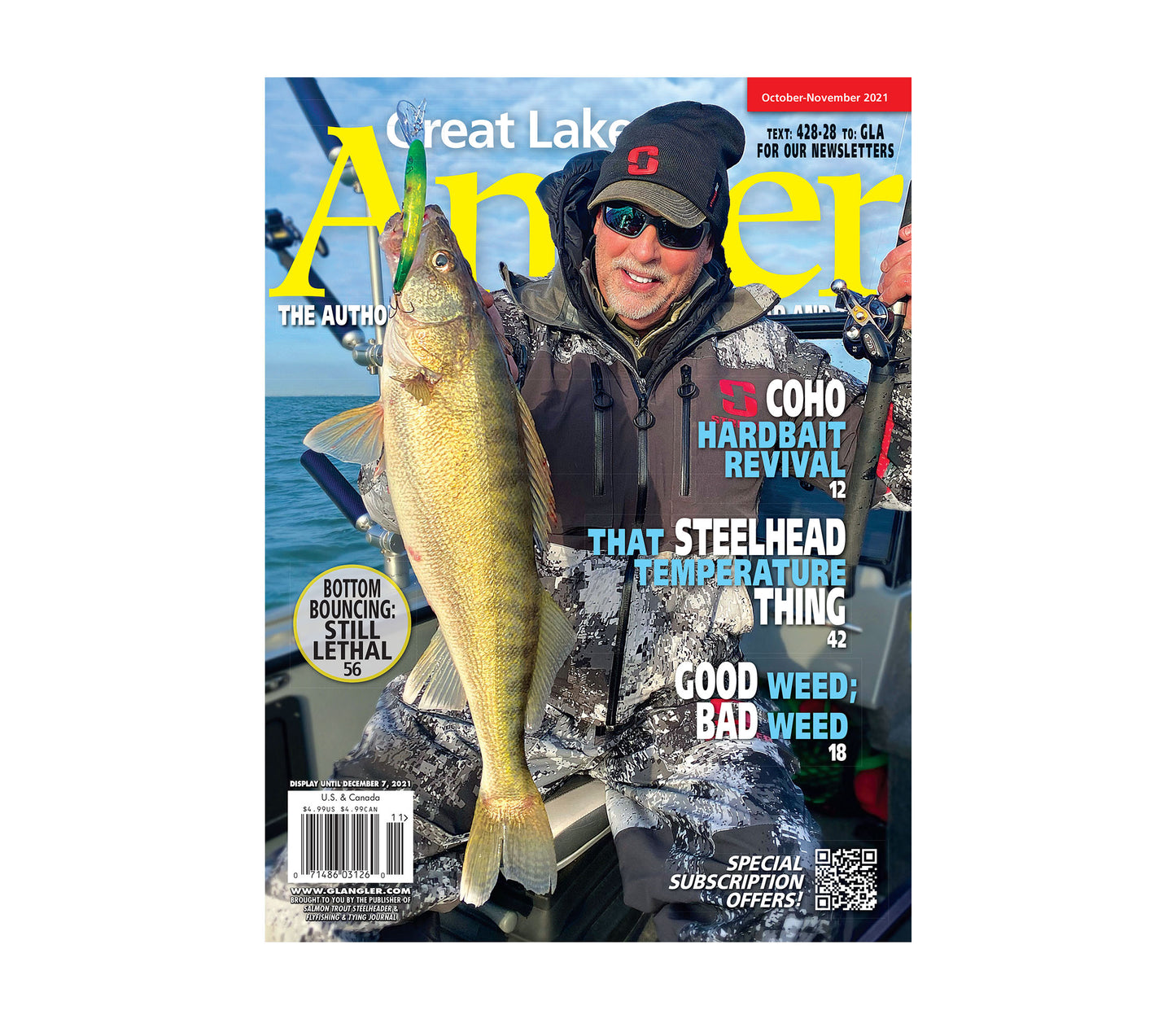 Single Issue of Great Lakes Angler magazine in print