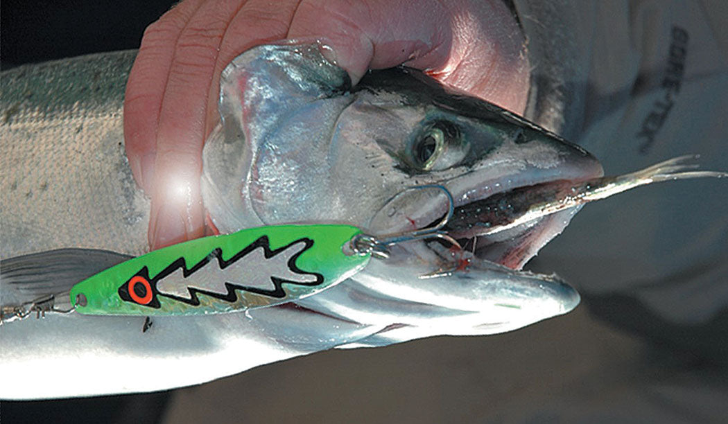 cohoe fishing lures Coho Killer (4.5") Northeast Troller, LLC COHO: FINICKY FISH ALTERNATIVES -
