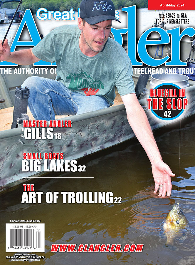 Single Issue of Great Lakes Angler magazine in print
