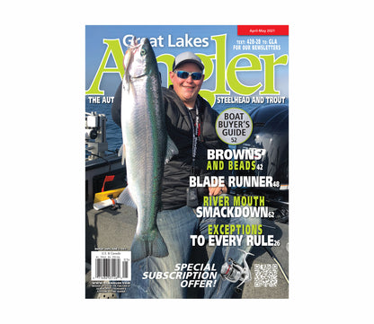 Single Issue of Great Lakes Angler magazine in print